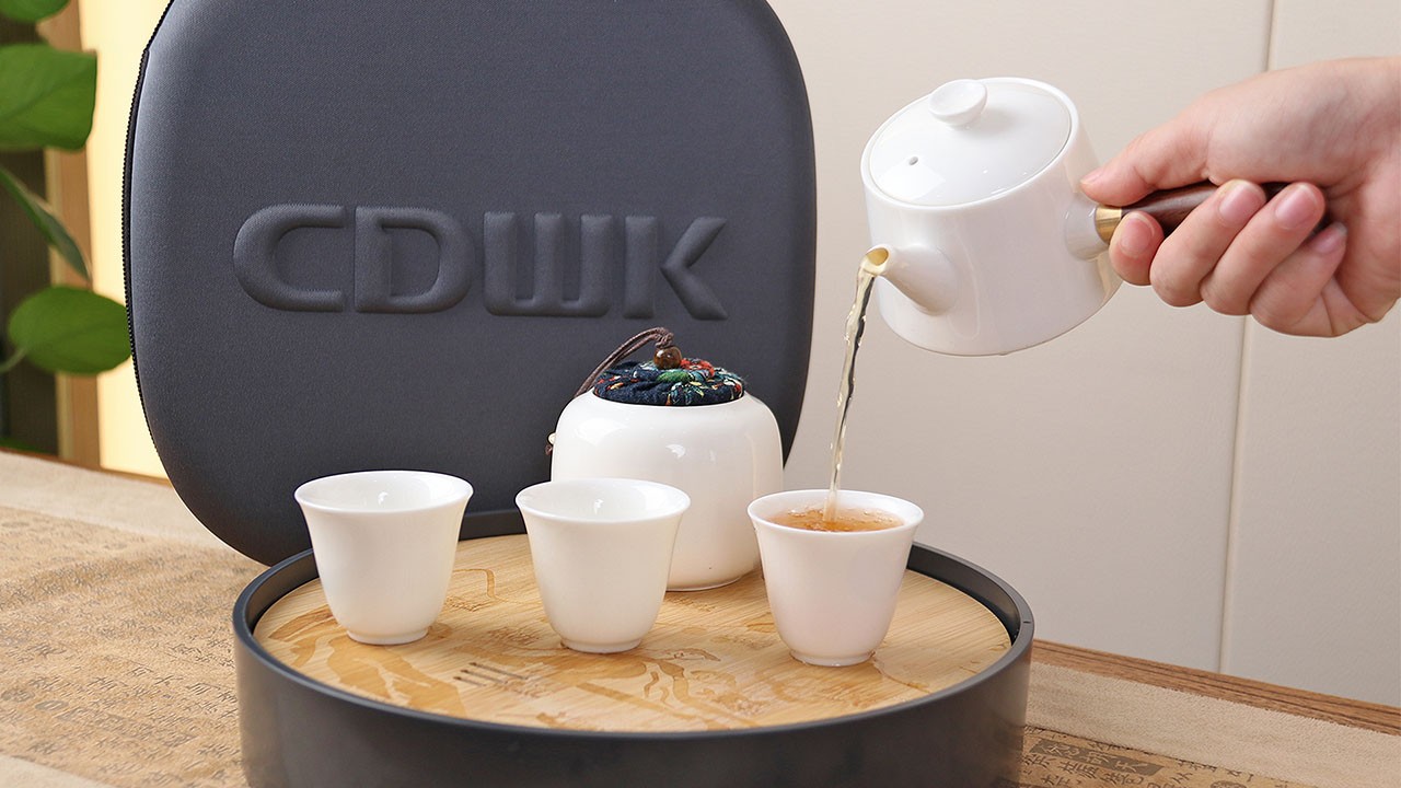 新品上市 | CDWK創(chuàng)點 天行健便攜式茶具套裝，即提即走的茶道儀式感！